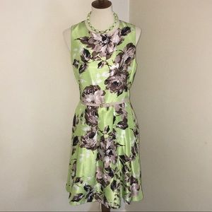 🌷*NWOT* Julian Taylor- Lime green dress
